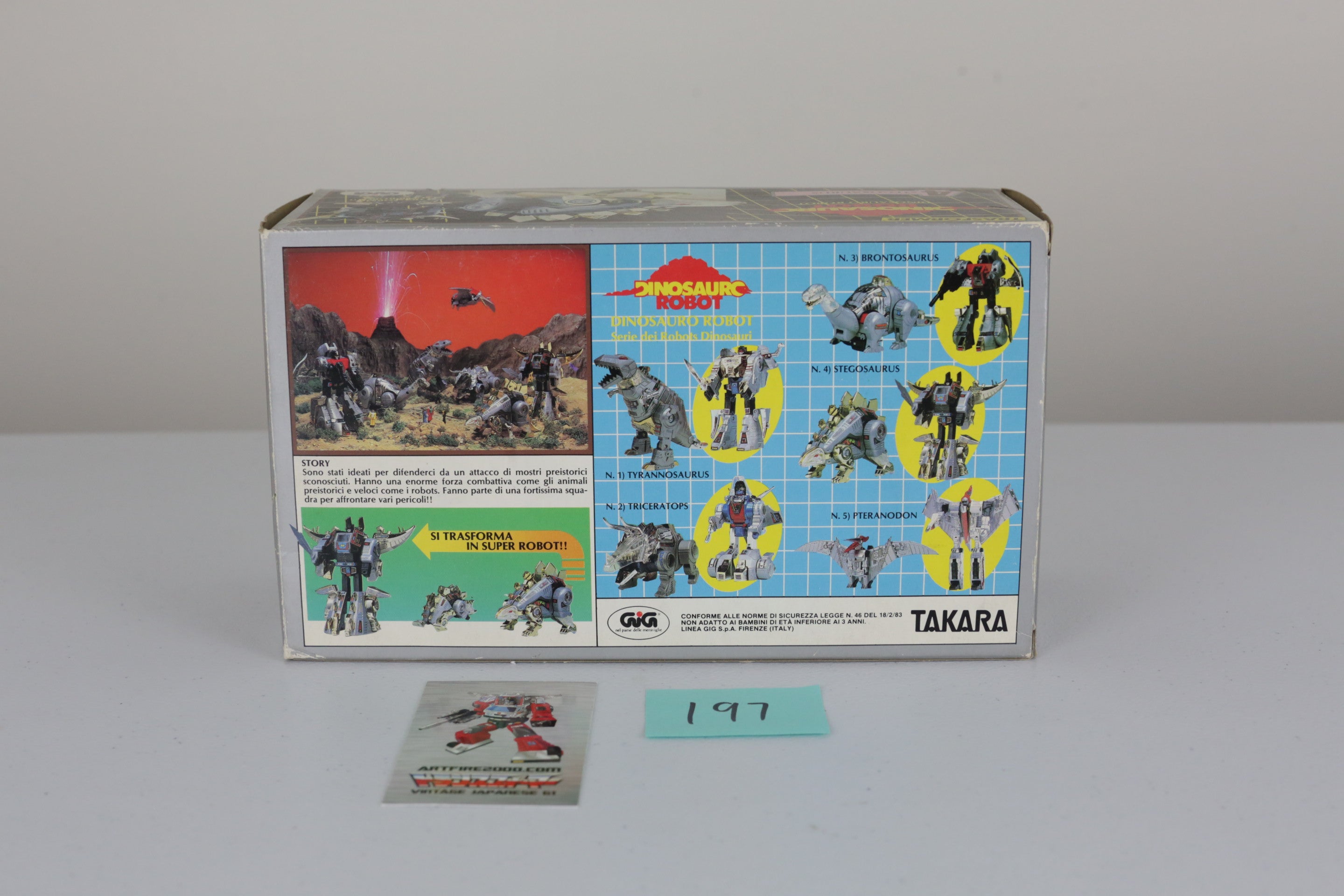 Diaclone Snarl GiG MIB Unused