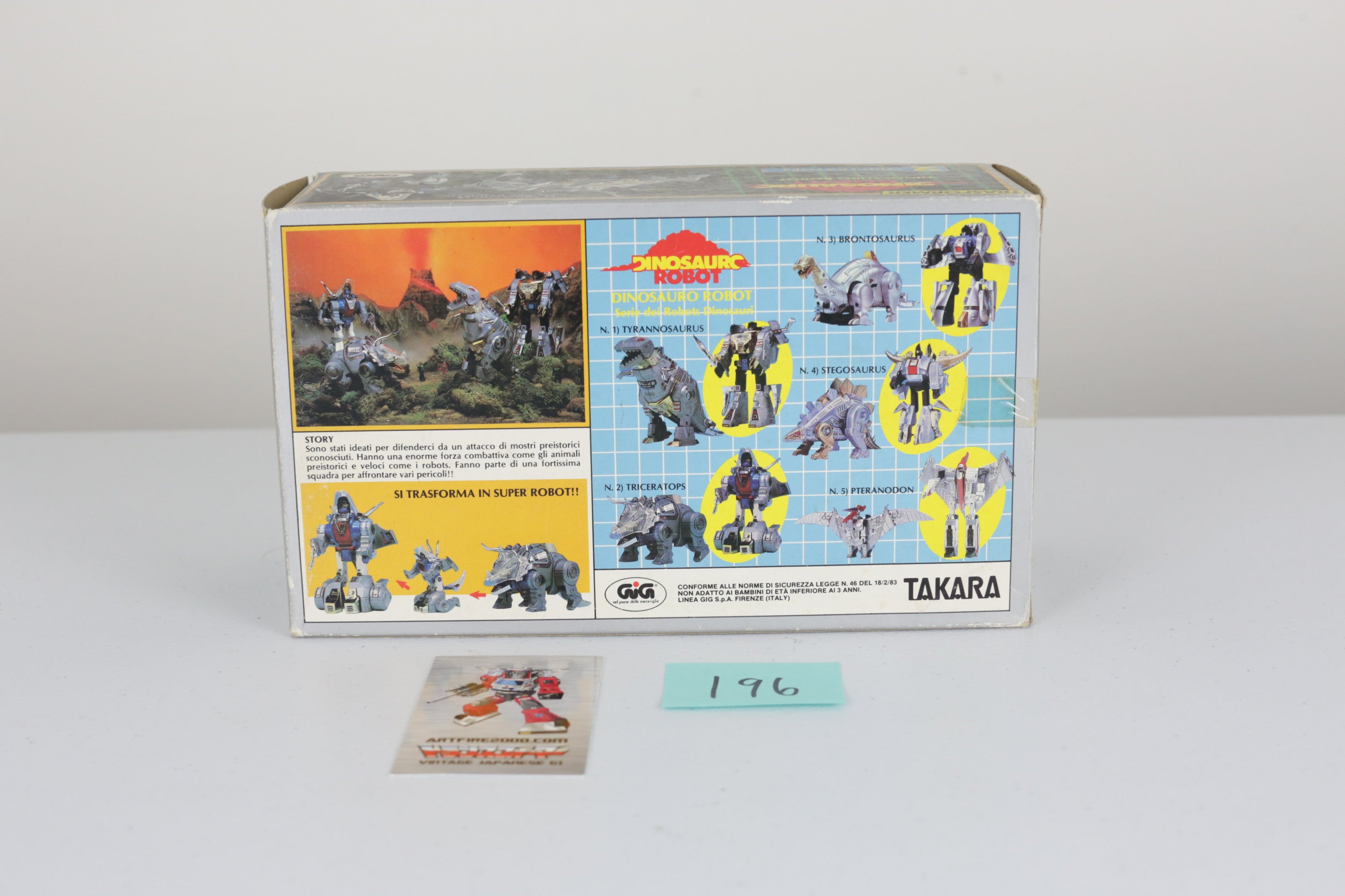 Diaclone Red Slag GiG MIB