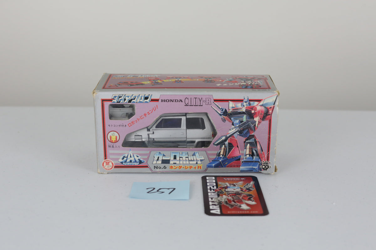Diaclone Honda City Silver Skids MIB