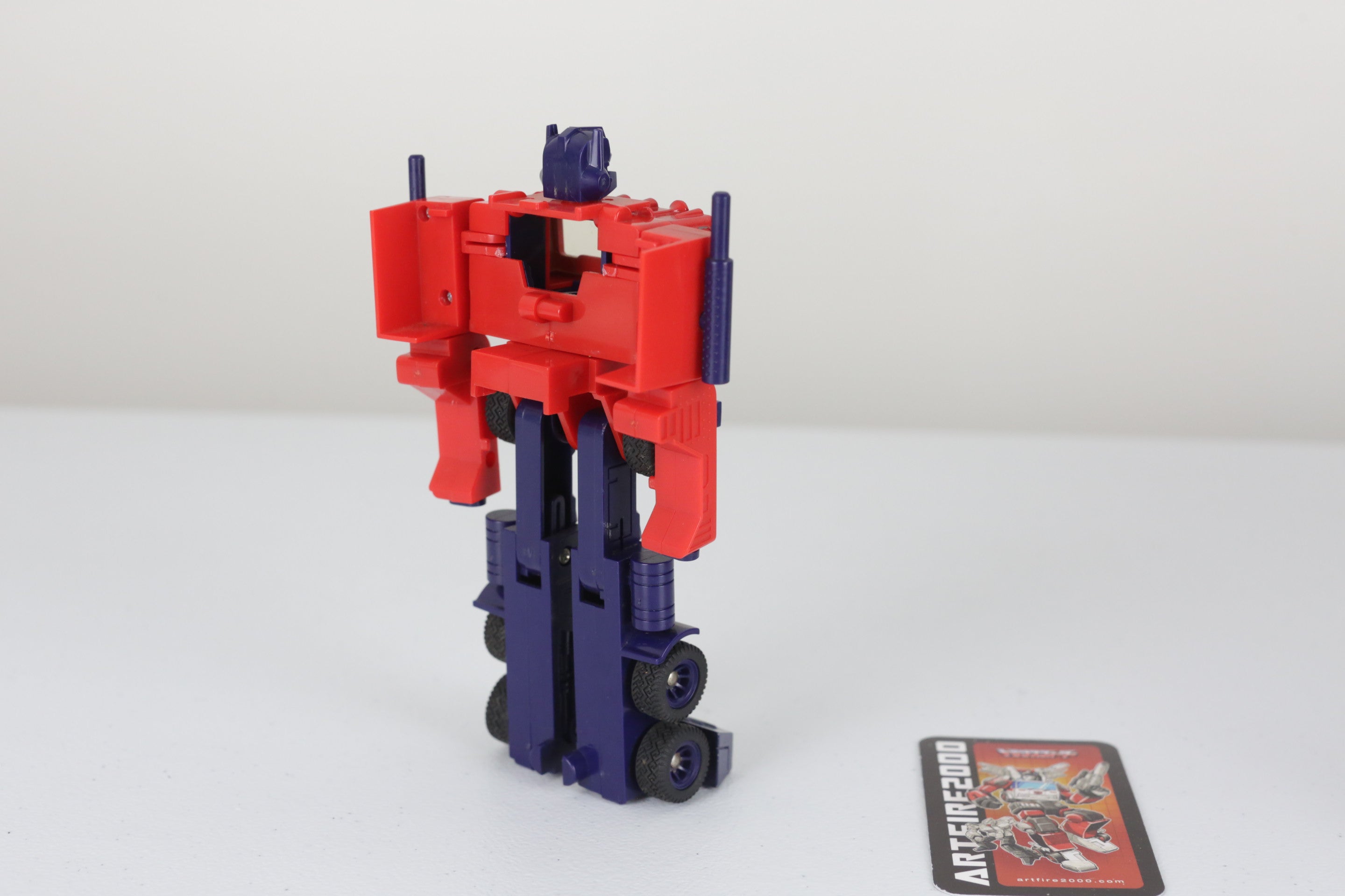 Prototype Ultra Magnus or Optimus Prime Test Shot w. Diaclone Powered Convoy Trailer - No Copyright