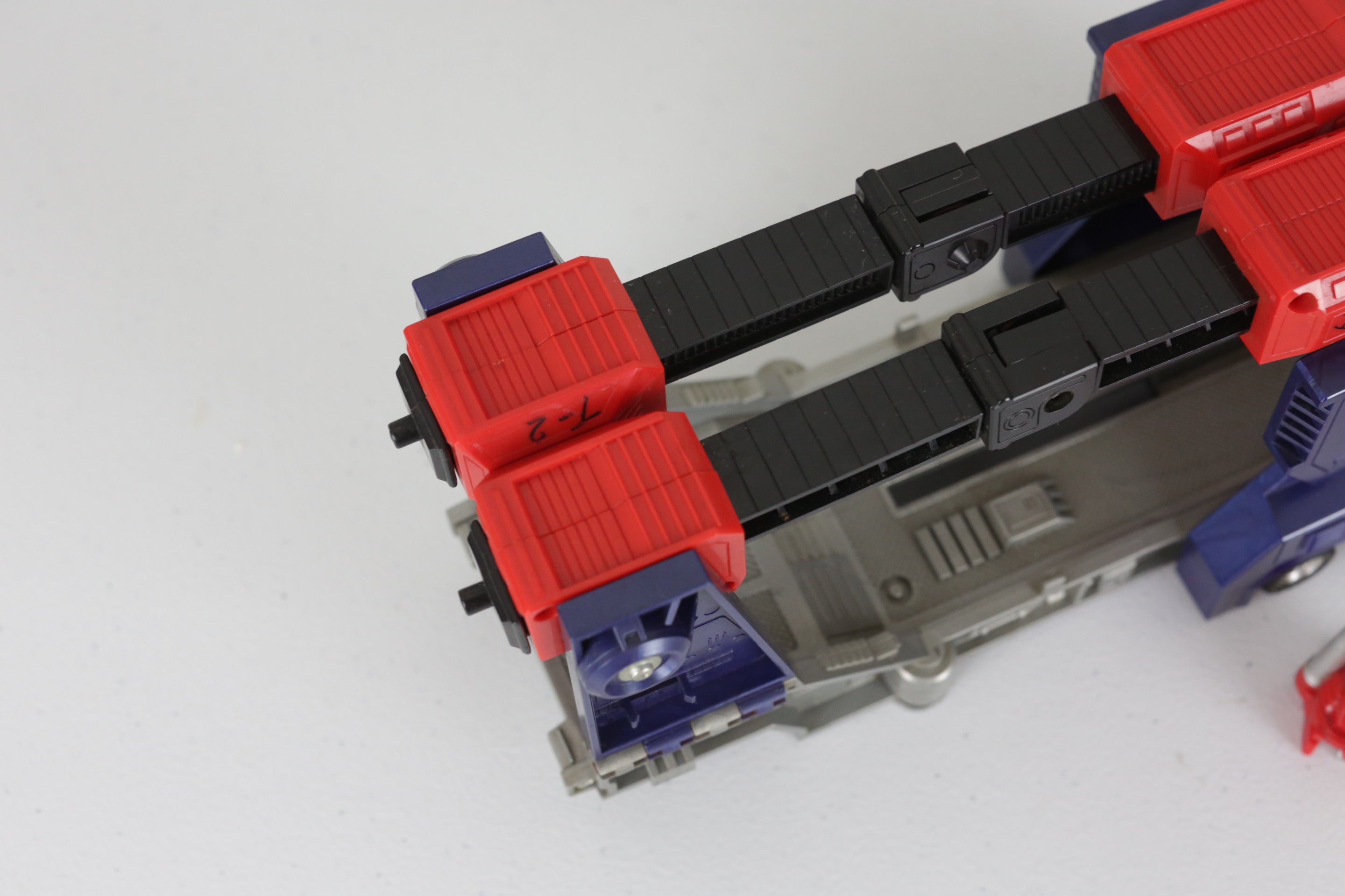 Prototype Ultra Magnus or Optimus Prime Test Shot w. Diaclone Powered Convoy Trailer - No Copyright