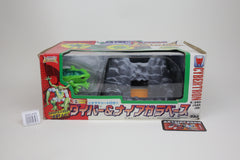 Beast Wars II X-2 Diver & Niagara Base Japanese Transformers MIB