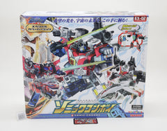 Transformers Galaxy Force Sonic Convoy Cybertron Wing Saber & Optimus Prime EX-02 Japanese MISB