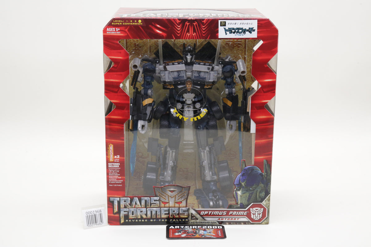 Transformers ROTF Optimus Prime Revenge of the Fallen Movie Black Version Japanese MIB