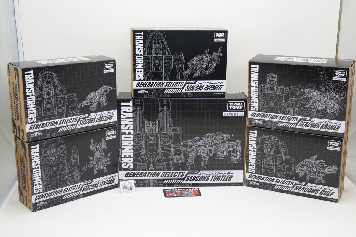 Transformers Seacons King Poseidon Generations Selects Power of the Primes Set Japanese MIB