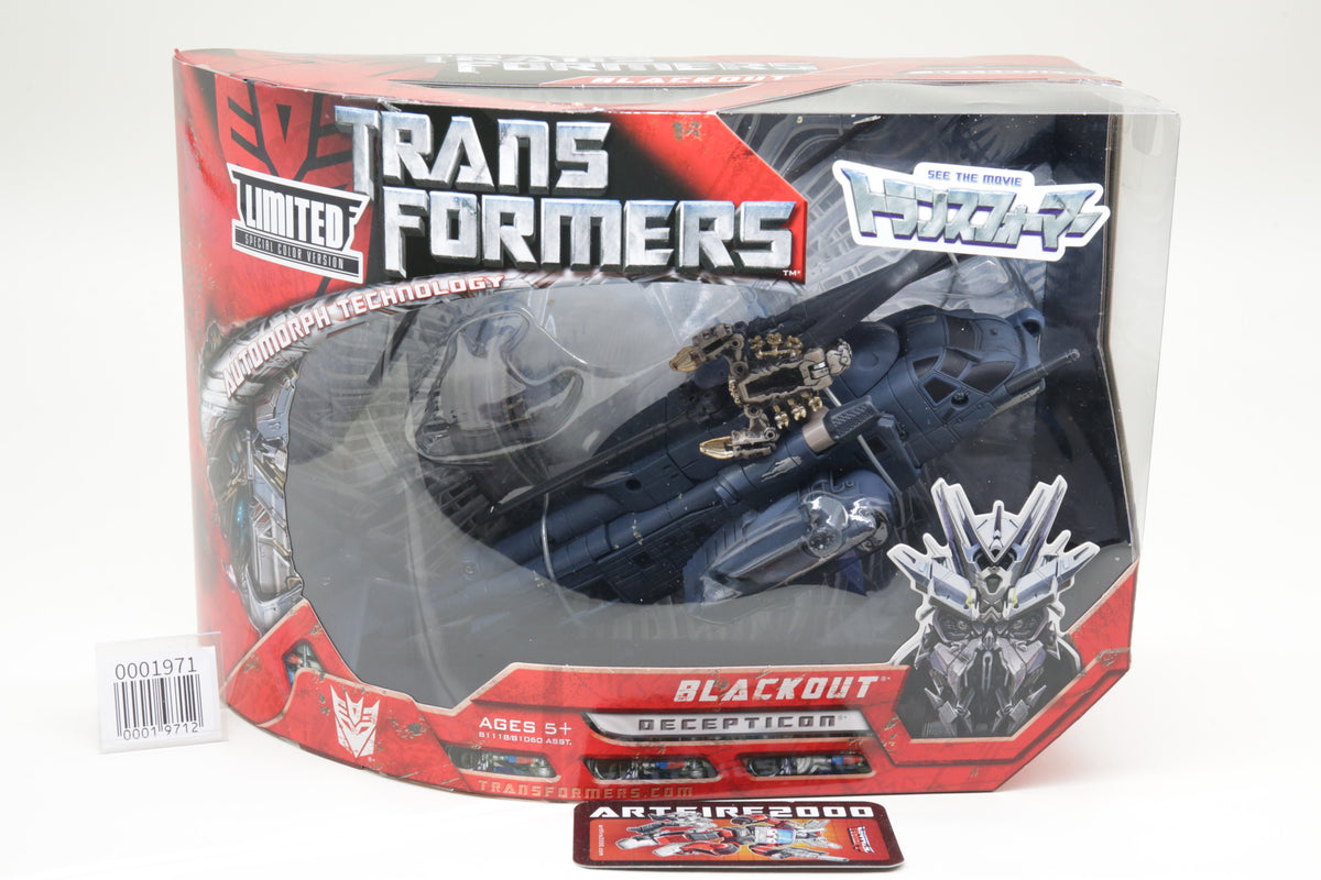 Transformers 2007 Blackout Premium Series Movie Version 4500X Japanese MISB