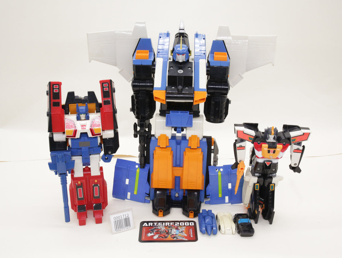 Transformers Zone Big Powered Set Sonic Bomber Dai Atlas Roadfire Japanese Loose