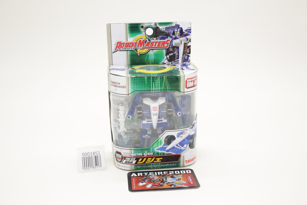Transformers G1 Rijie Robotmasters Mirage RM-03 Japanese MISB