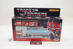 Transformers G1 Optimus Prime PLASTIC WHEEL Variant 1986 GiG Italian MIB RARE
