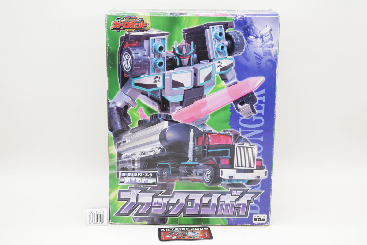 Transformers Car Robots Black Convoy Robots In Disguise Scourge D-012 Japanese MIB
