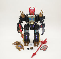 Transformers Headmasters Black Zarak D-311 Japanese Vintage Loose READ