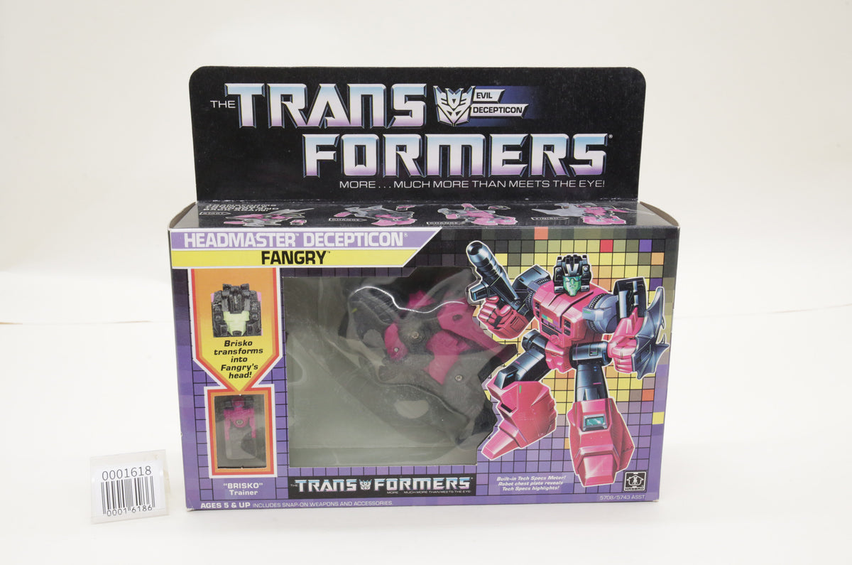 Transformers G1 Fangry Headmaster US Vintage MISB Sealed