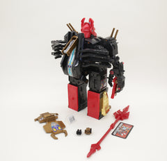 Transformers Headmasters Black Zarak D-311 Japanese Vintage Loose READ