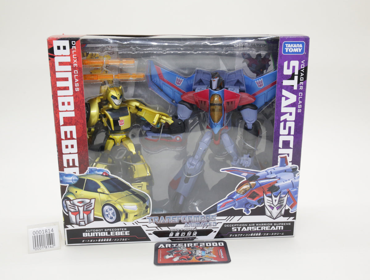 Transformers Animated Bumblebee vs. Starscream Blazing Bullets VS-B Japanese MISB