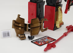 Transformers Headmasters Black Zarak D-311 Japanese Vintage Loose READ