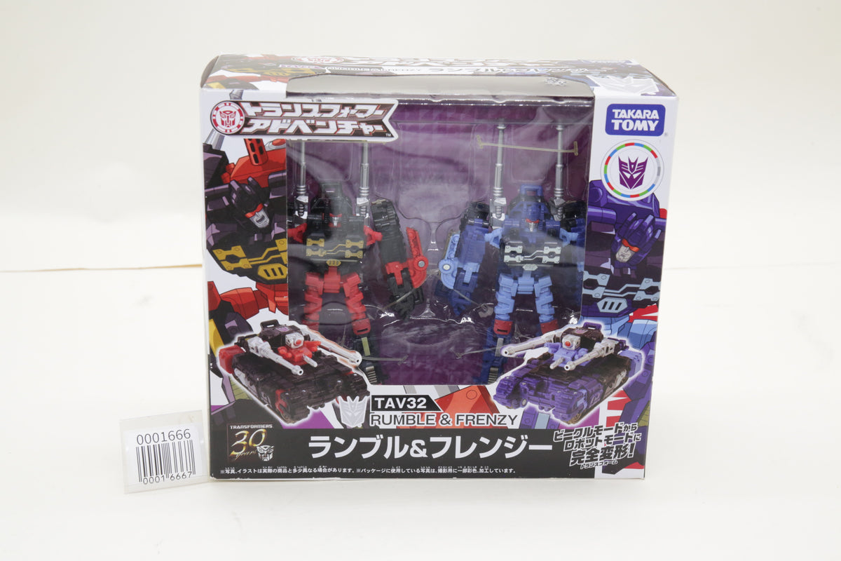 Transformers Adventure Rumble & Frenzy United Robots In Disguise (2015) TAV32 Japanese MISB