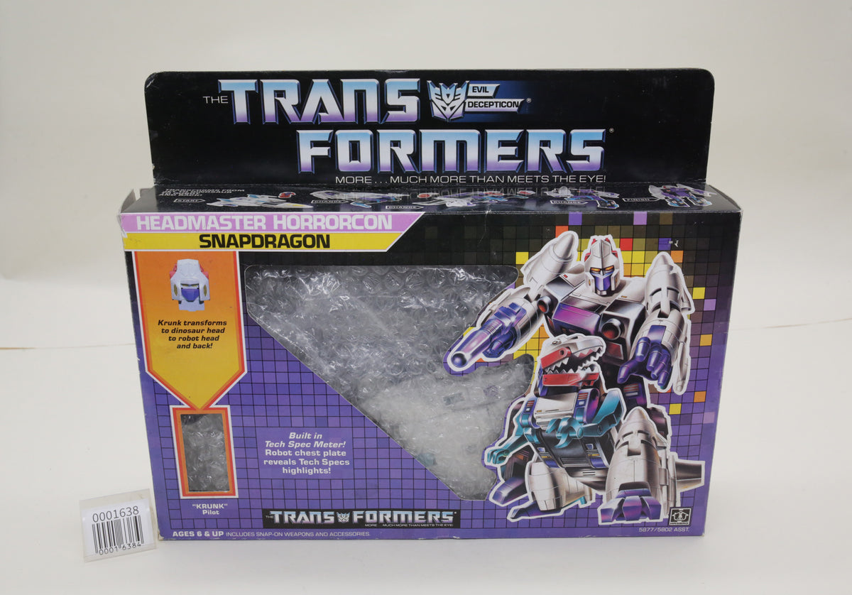 Transformers G1 Snapdragon U.S. Vintage with Box Complete