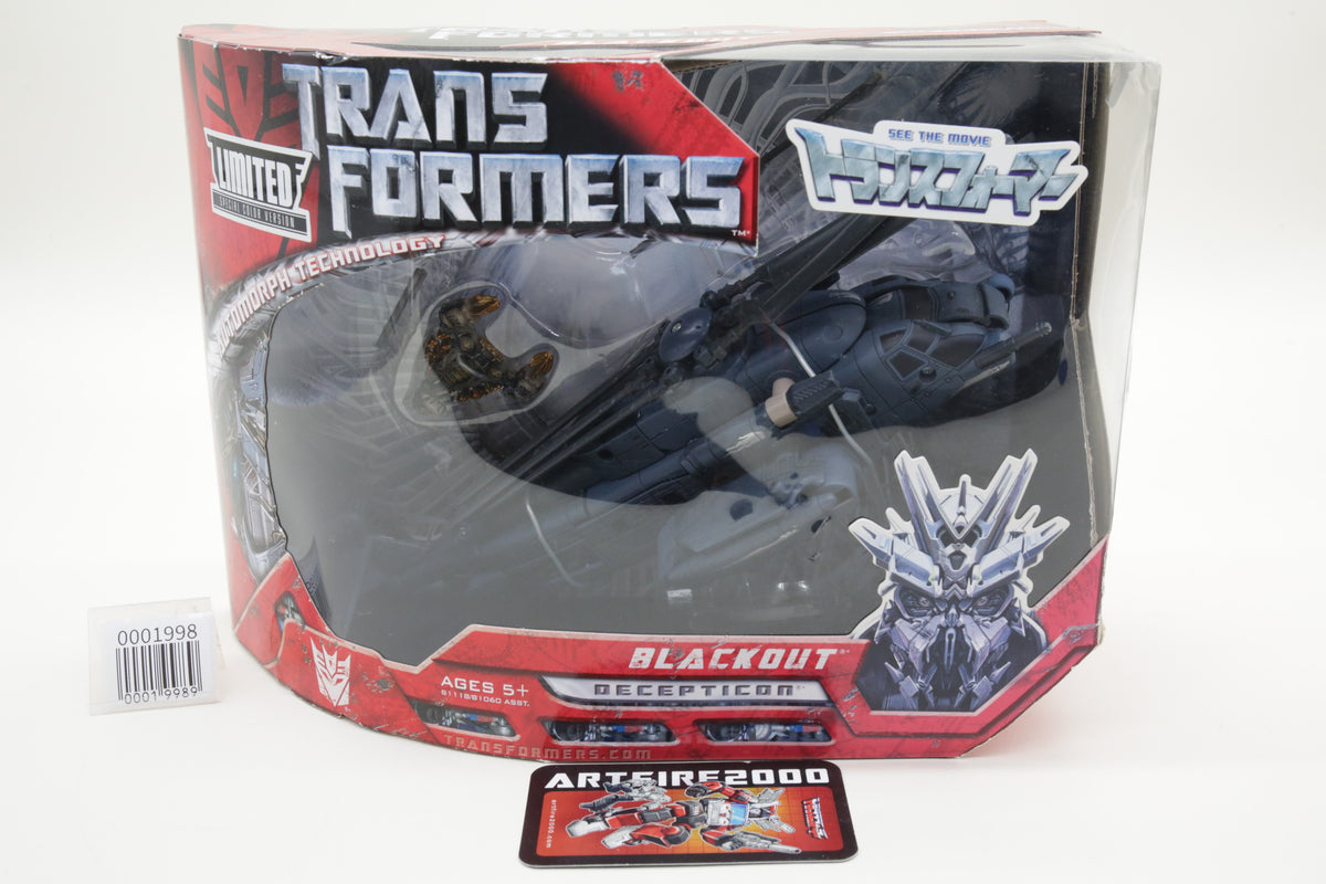 Transformers 2007 Blackout Premium Series Movie Version 4500X Japanese MIB