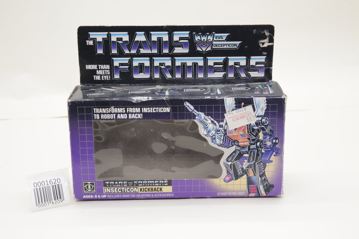 Transformers G1 Kickback U.S. Vintage Box