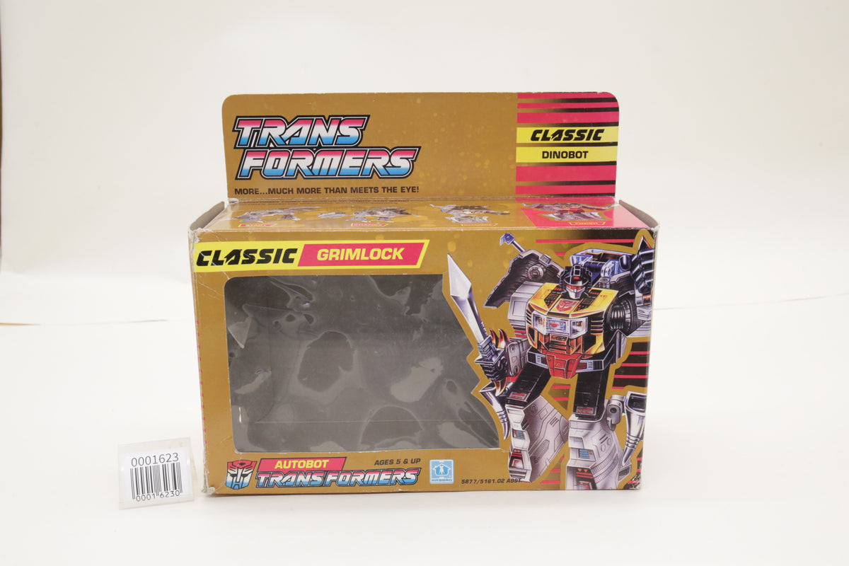 Transformers G1 Grimlock Euro Gold Vintage Box