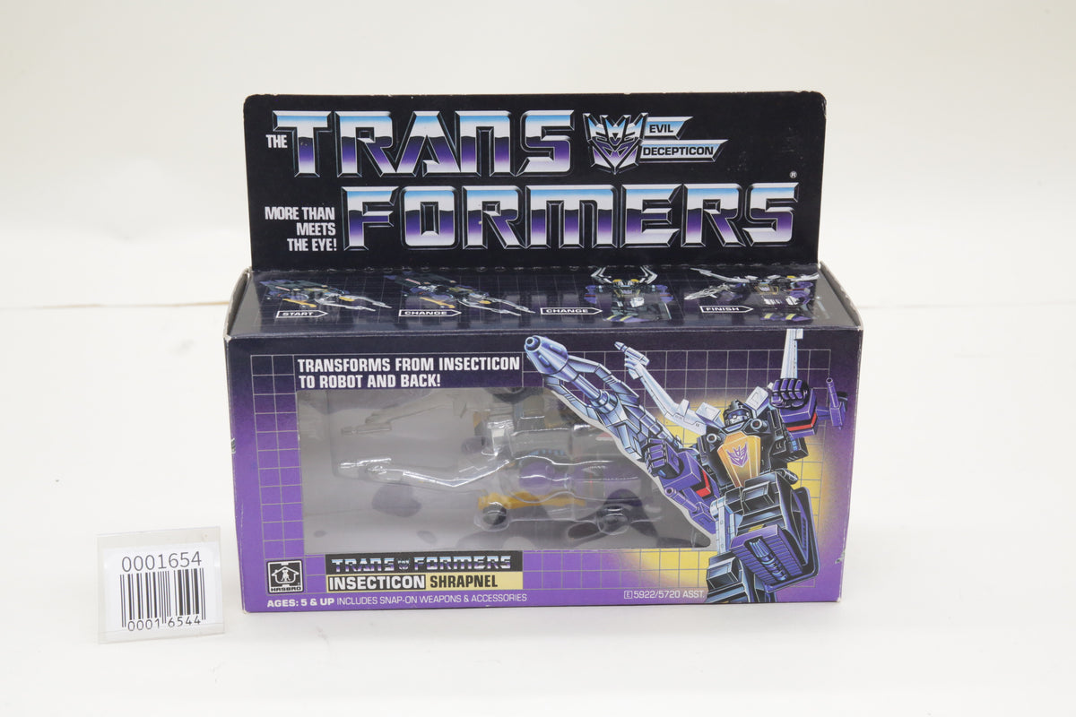 Transformers G1 Shrapnel U.S. Vintage MIB Complete