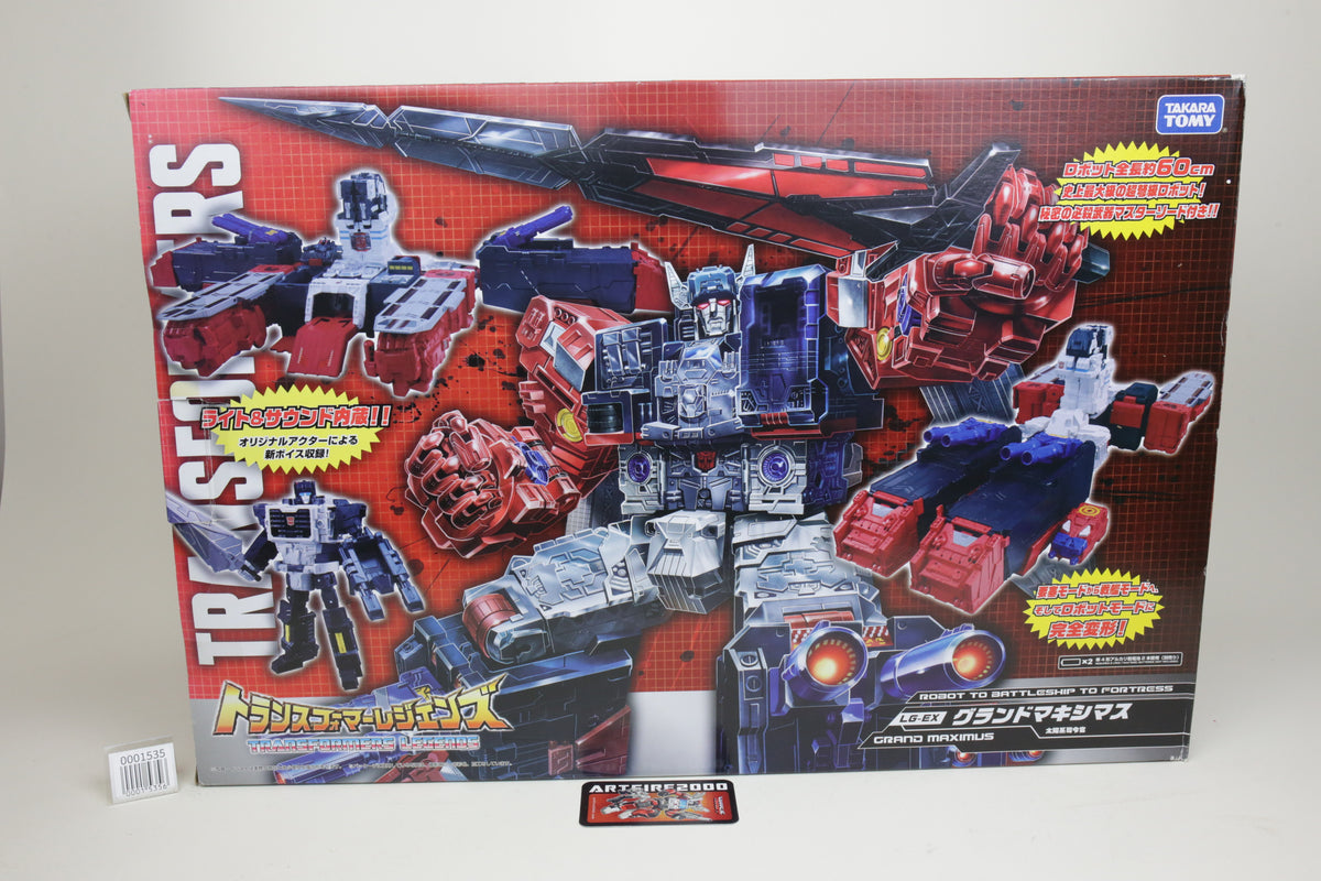 Transformers Legends Grand Maximus Titans Return LG-EX Japanese MIB Complete Unused
