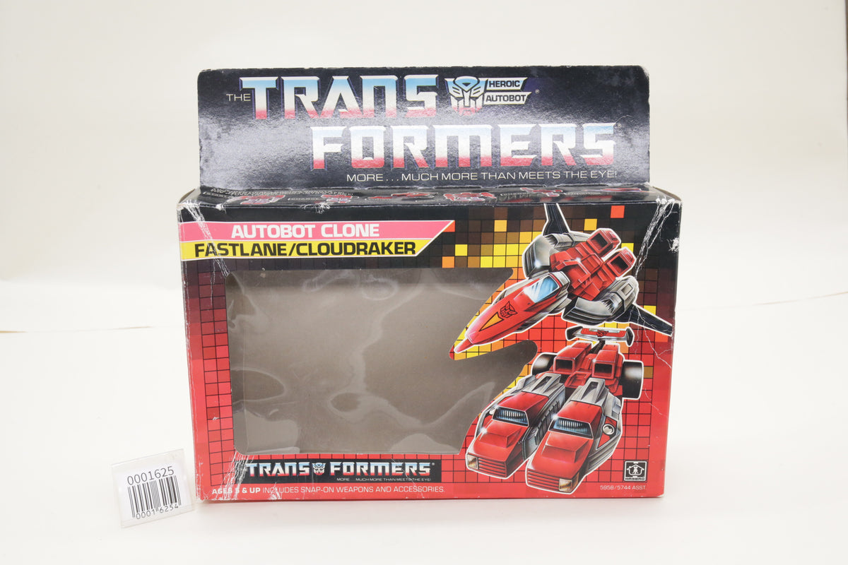 Transformers G1 Fastlane & Cloudraker U.S. Vintage Box