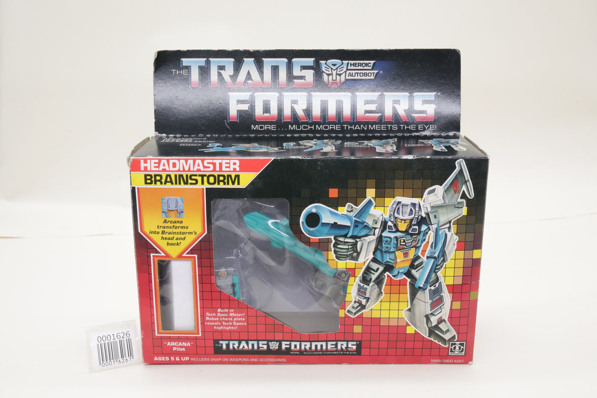 Transformers G1 Brainstorm Headmaster U.S. Vintage MIB Complete