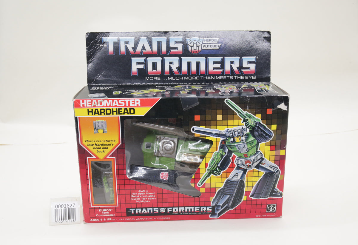 Transformers G1 Hardhead Headmaster U.S. Vintage MIB Complete