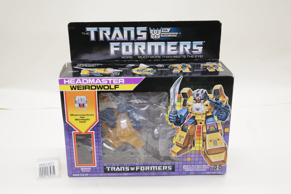 Transformers G1 Weirdwolf U.S. Vintage MIB Near Complete