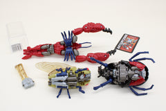 Transformers BW Tripledacus Beast Wars X-3 Japanese Loose Complete