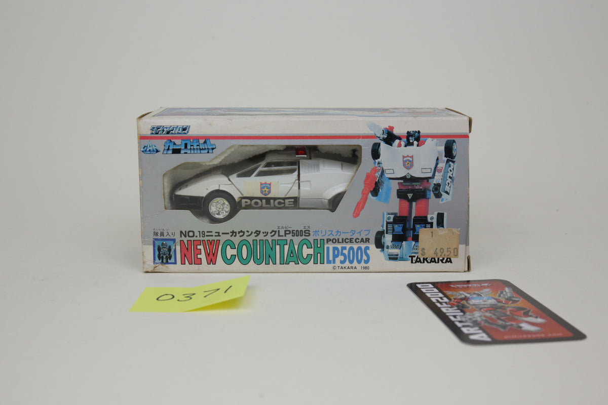 Diaclone Police Sideswipe MIB Unused