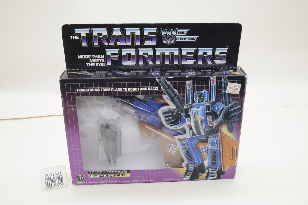 Transformers G1 Dirge Conehead Seekers U.S. Vintage MIB Complete