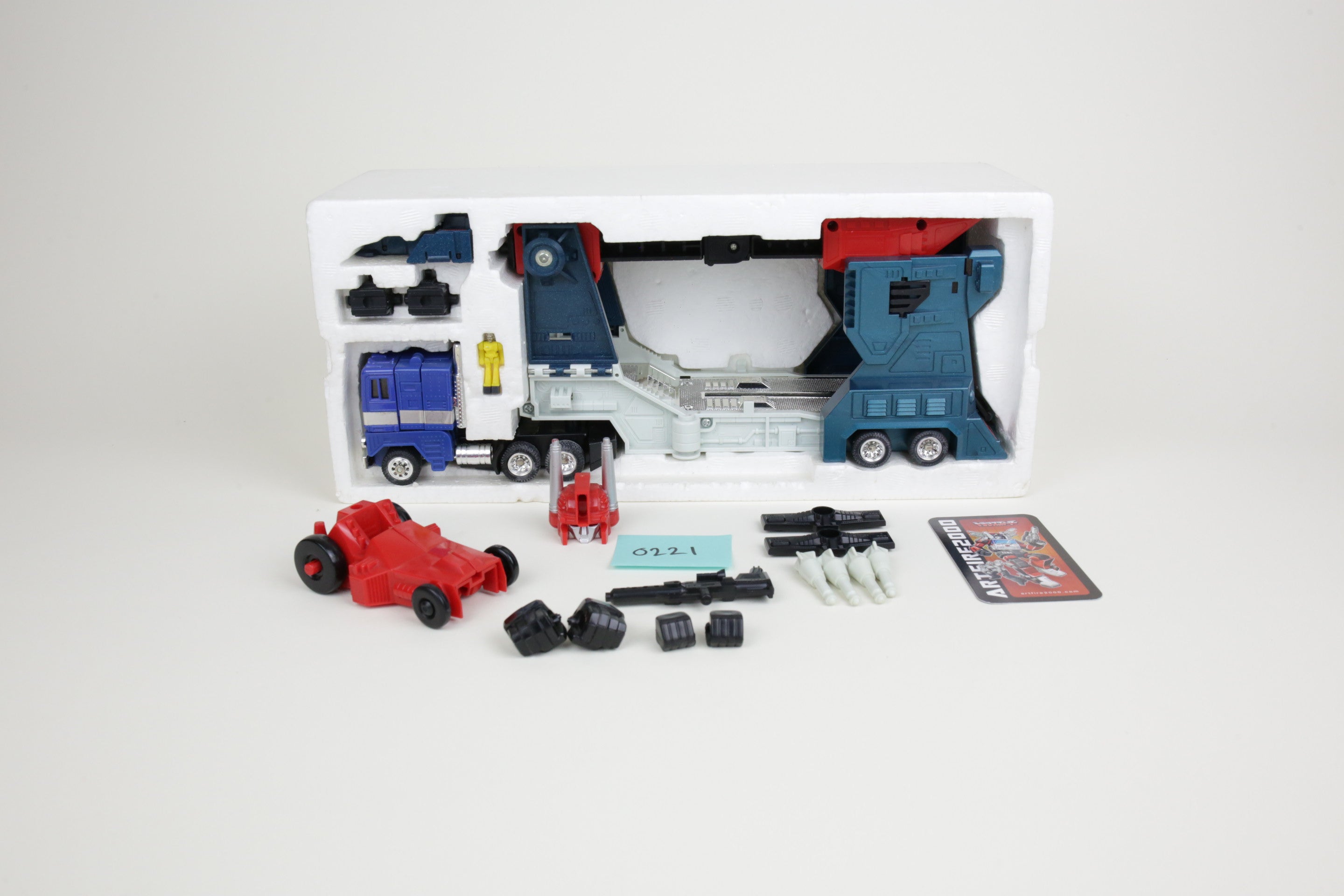 Diaclone Mekki (Chrome) Powered Convoy MIB