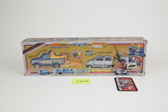 Diaclone Wrecker (Blue Hoist) and Honda City (Silver Skids) Set MIB