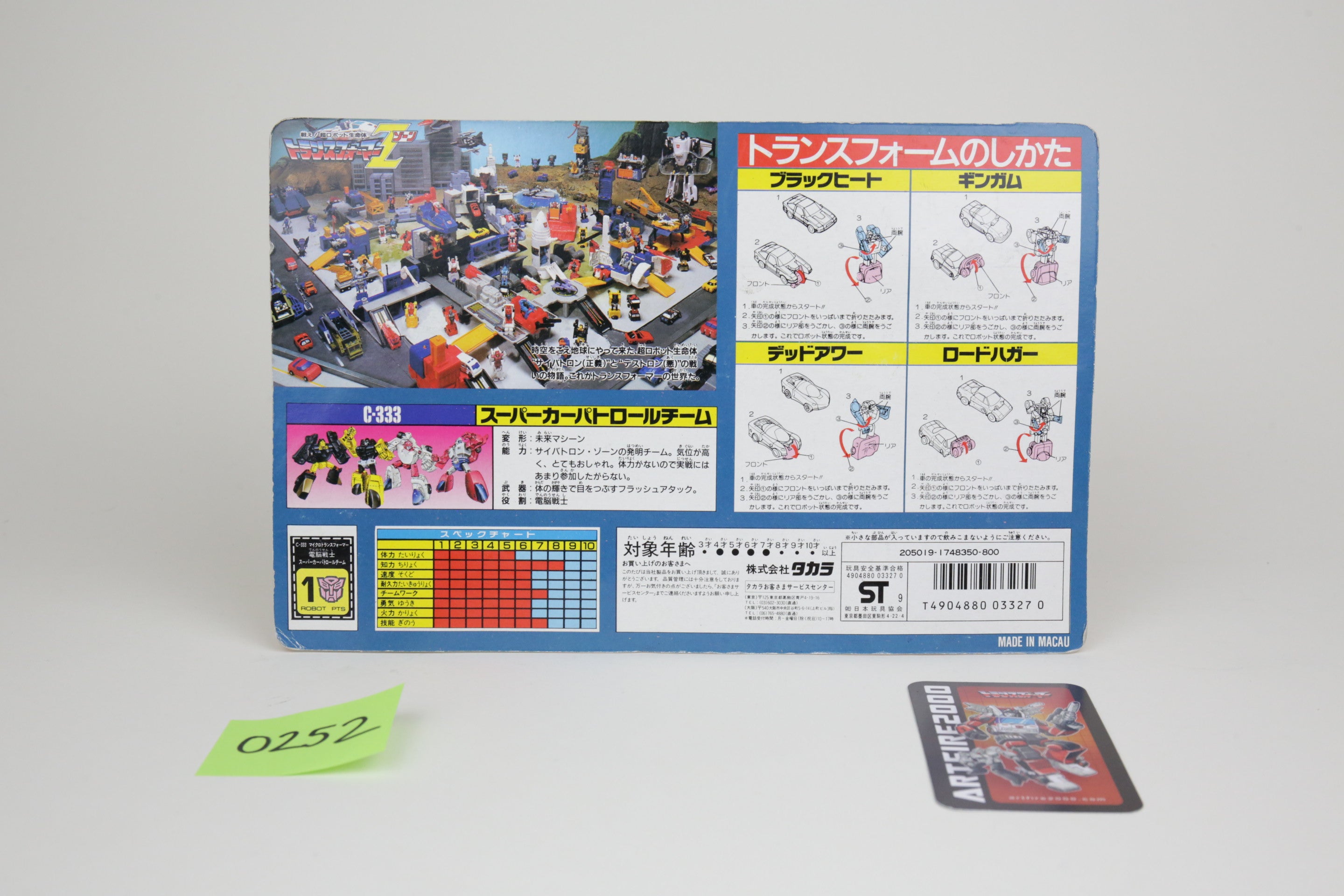 Micromaster C-333 Sports Car Patrol MOSC