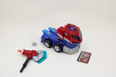 Transformers Animated Optimus Prime Roll Out Command Supreme TA-41 Japanese Loose Incomplete