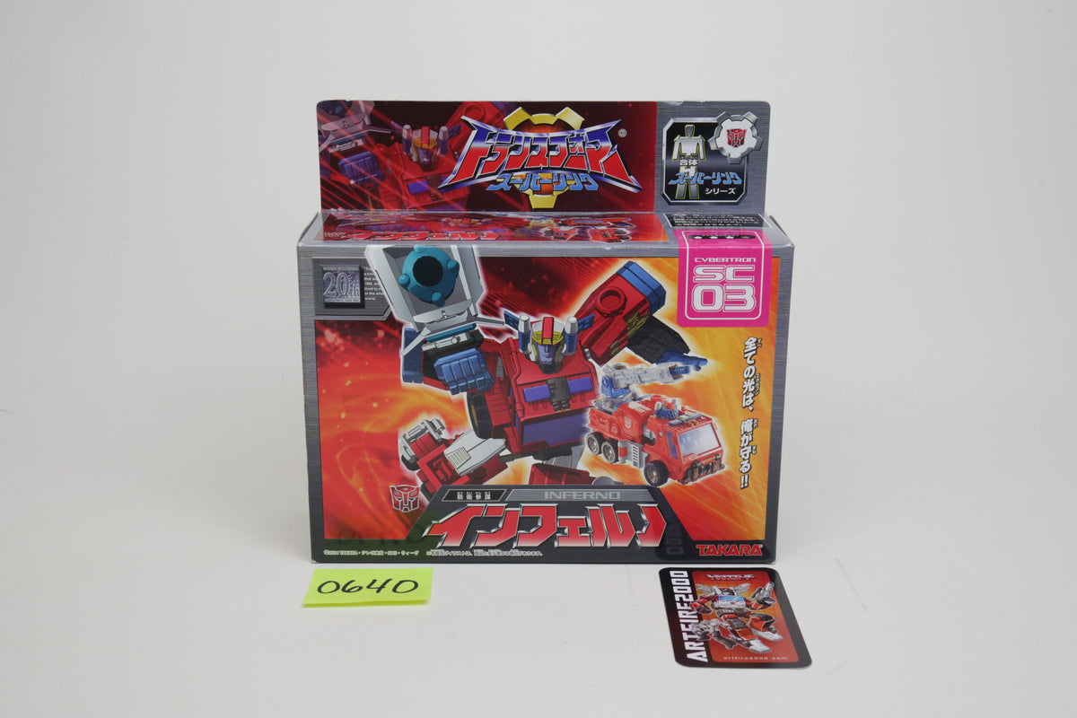 Super Link SC-03 Energon Inferno Japanese Transformers MIB unused