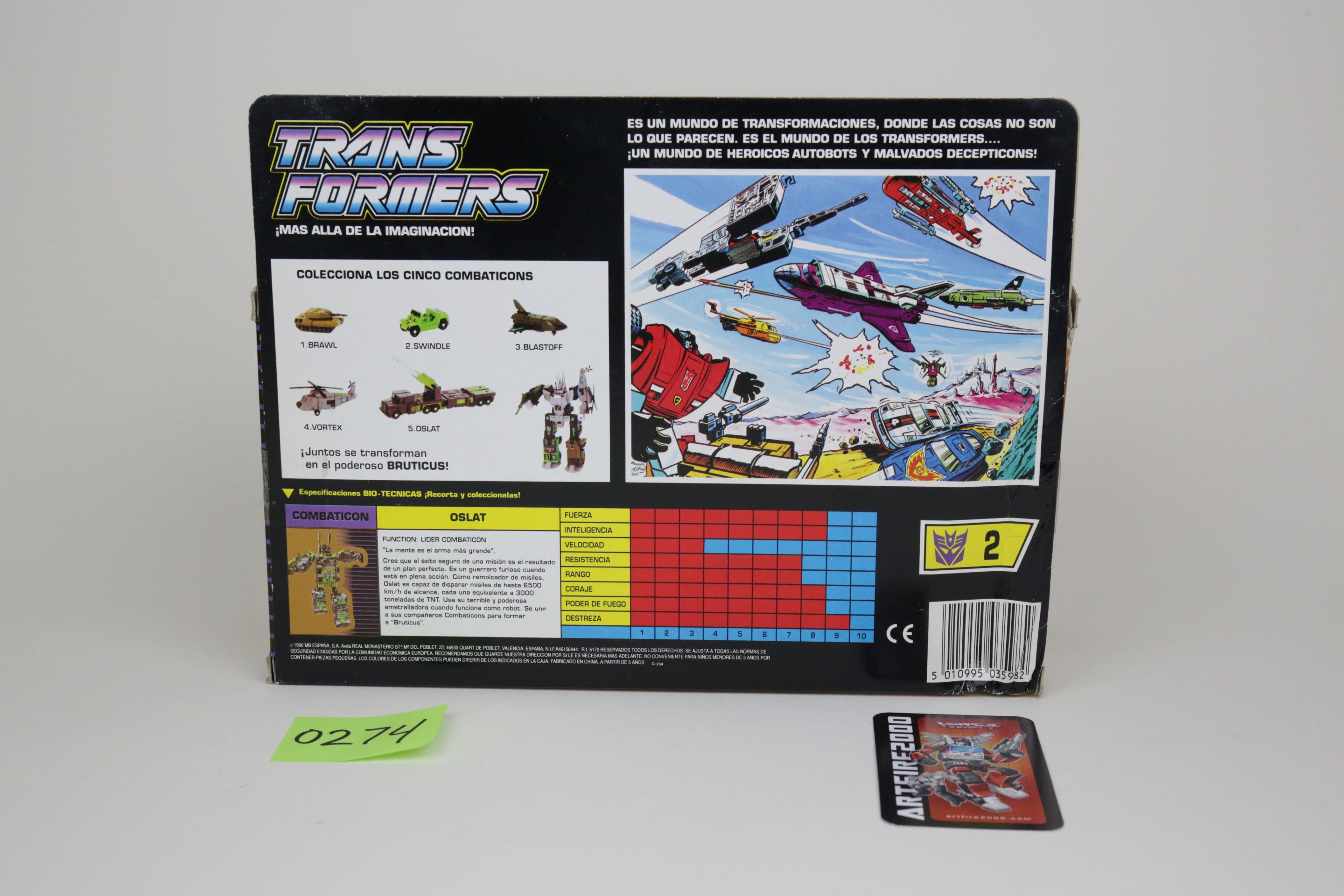 Spanish Gold Box Bruticus Set MISB/MOSC Sealed