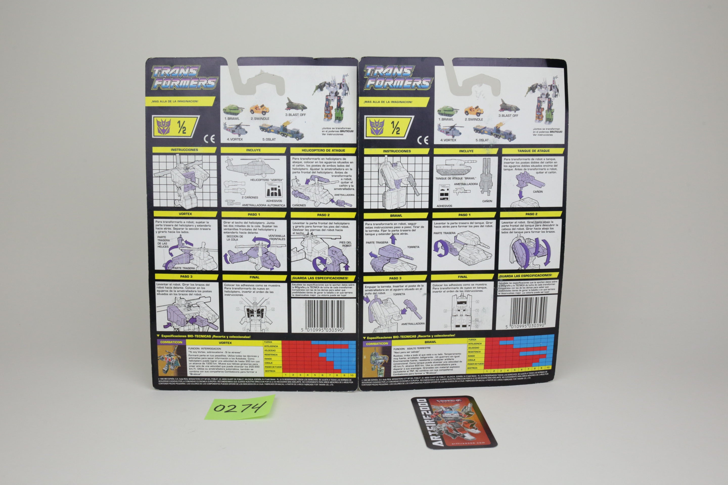 Spanish Gold Box Bruticus Set MISB/MOSC Sealed