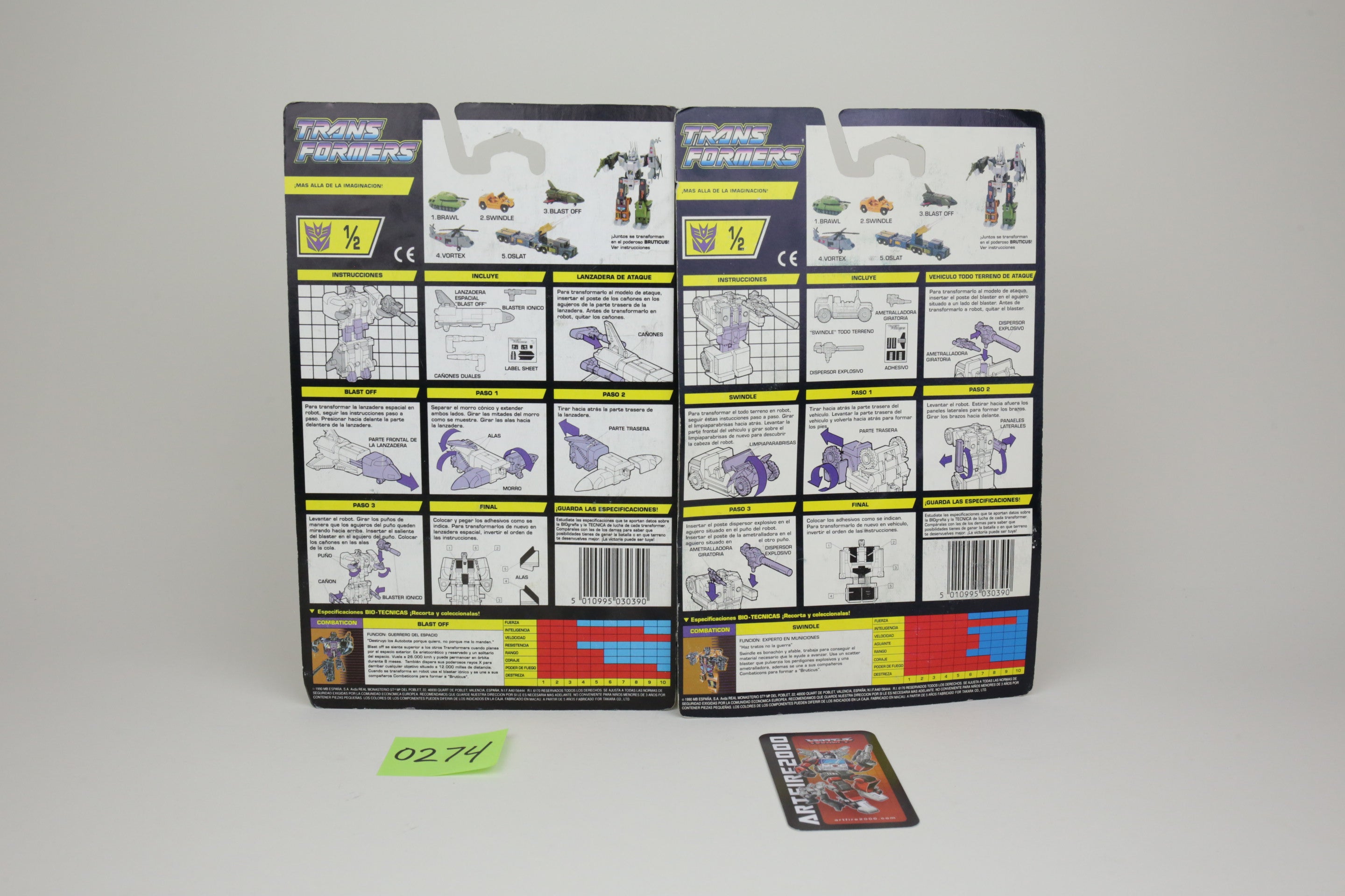 Spanish Gold Box Bruticus Set MISB/MOSC Sealed