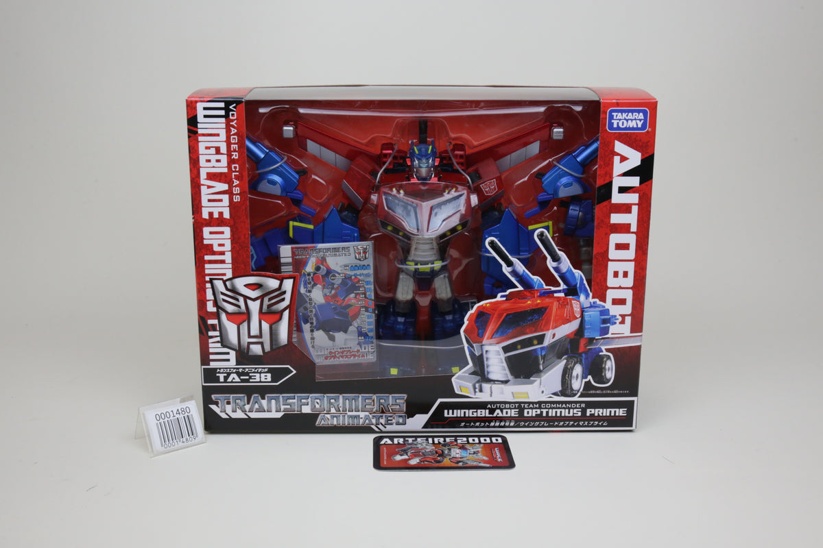 Animated TA-38 Wingblade Optimus Prime Japanese Transformers MISB