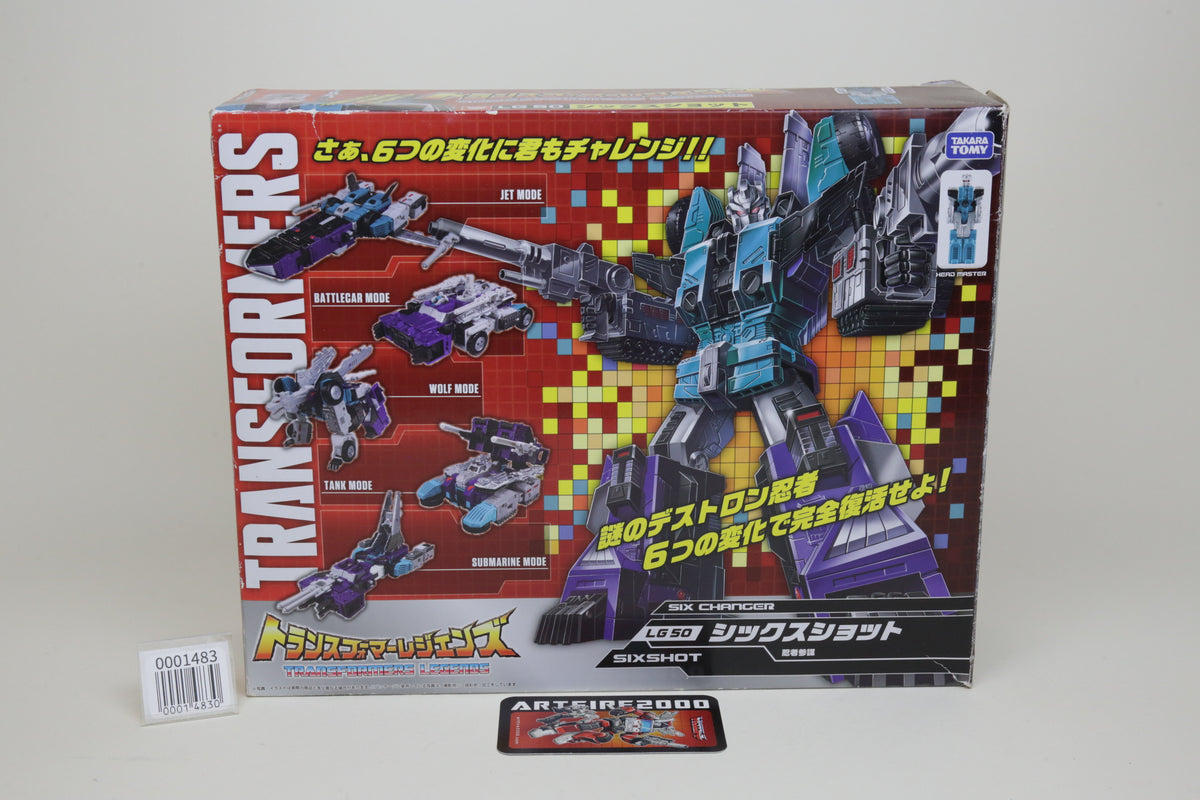 Titans Return Legends LG-50 Sixshot Japanese Transformers MIB