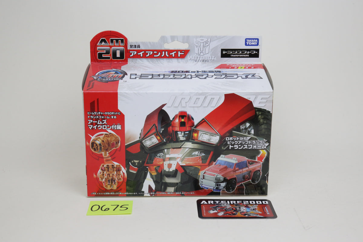 Arms Micron AM-20 Prime Ironhide Japanese Transformers MISB