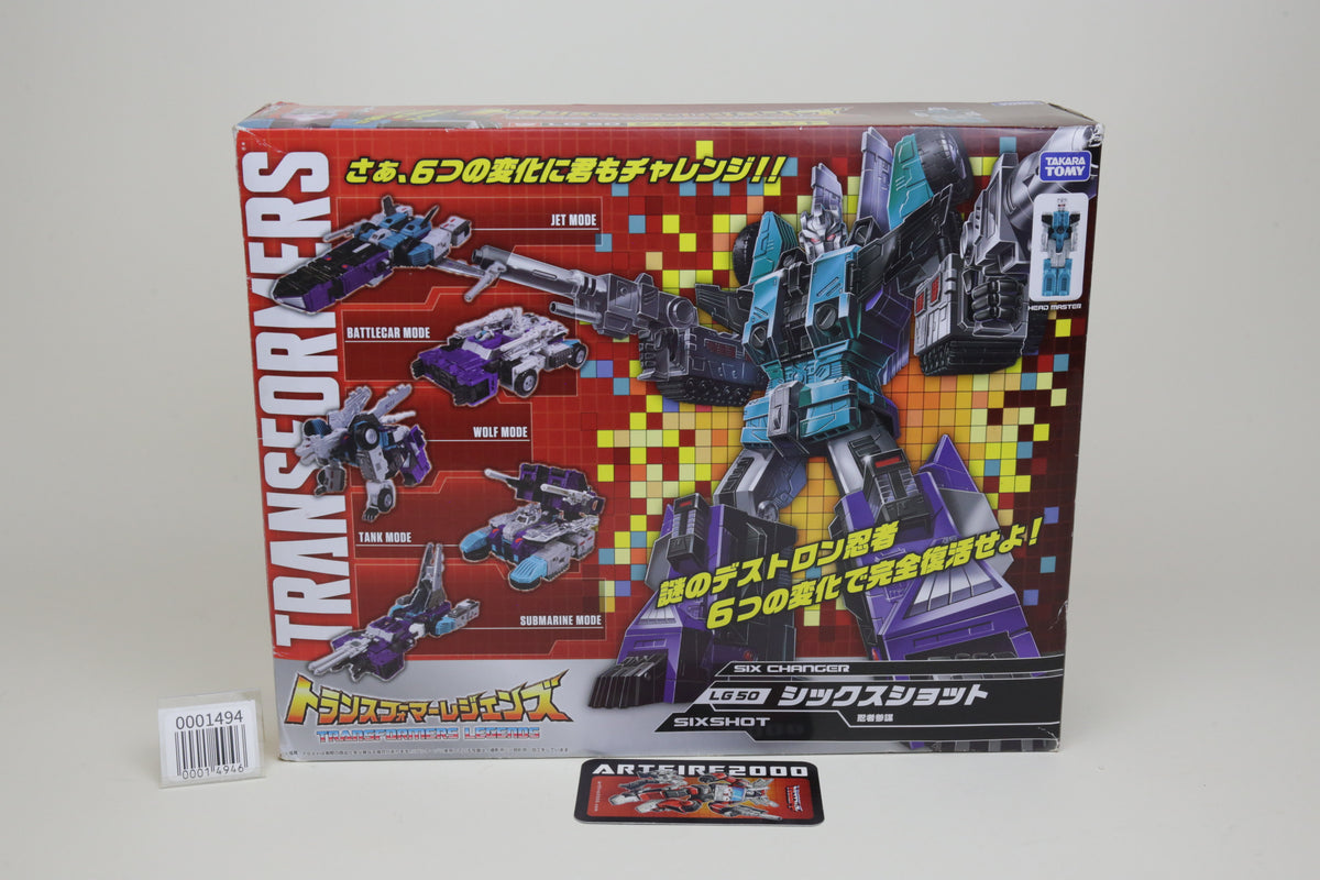 Transformers Legends Sixshot Titans Return LG-50 Japanese MIB Complete