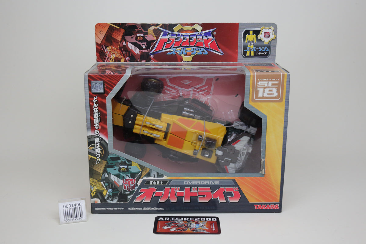 Transformers Super Link Overdrive Energon Cliffjumper SC-18 Japanese MISB