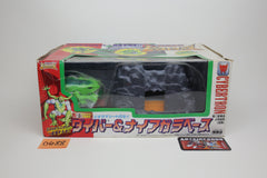 Beast Wars X-2 Diver and Niagara base Japanese Transformers MIB unused