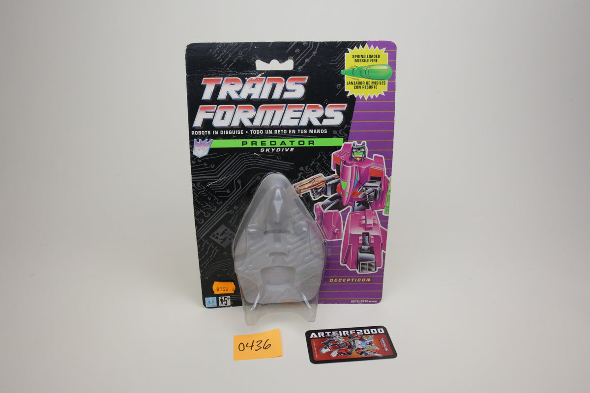 Predator Skydive card & bubble