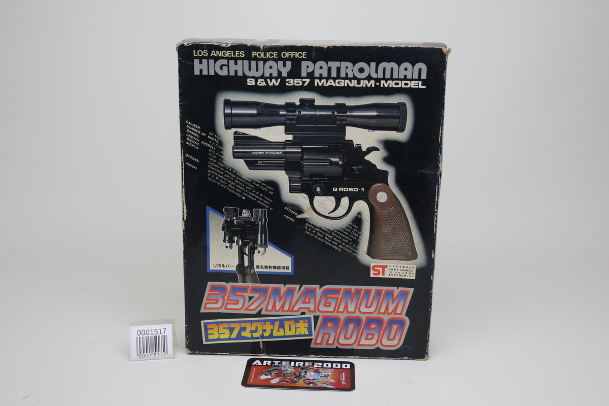 Sunmayor Ohkawa Highway Patrolman 357 Magnum Robo MIB Transformers Microchange