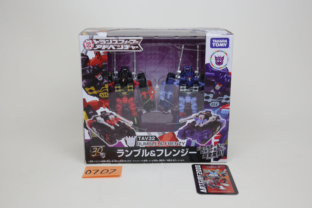 Robots In Disguise (2015) Adventure TAV32 United Rumble & Frenzy Japanese Transformers MIB unused